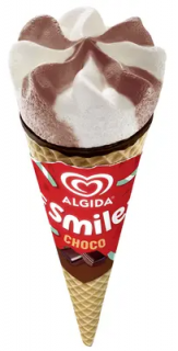 Zmrzlina smile cone choco