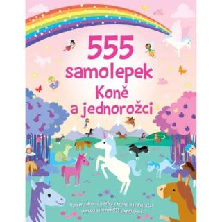 555 samolepek Koně a jednorožci