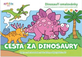 Cesta za dinosaury Dinosauří omalovánky