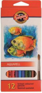 Koh-i-noor pastelky Aquarell 12ks Ryby