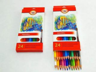 Koh-i-noor pastelky Aquarell 24ks Ryby