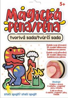 Kreativní tvoření magická pěna dinosaurus