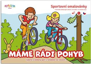 Máme rádi pohyb Sportovní omalovánky