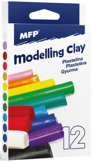 Modelovací hmota 12 barev 200g