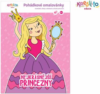 Nejkrásnější princezny - Pohádkové omalovánky