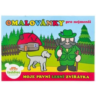 Omalovánky Moje první lesní zvířátka