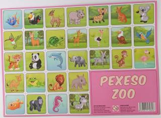 Pexeso Zoo ilustrované