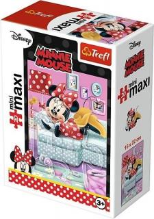 Puzzle Minnie Mouse 20 dílků Na gauči