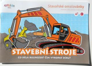 Stavební stroje - Stavařské omalovánky