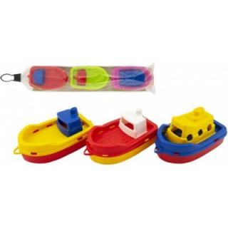 Teddies Loď/Člun do vody 3ks plast 14cm v sáčku 12m+