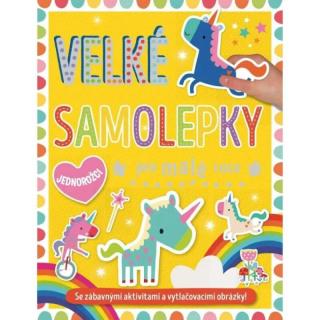 Velké samolepky pro malé ruce Jednorožci