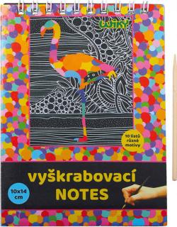 Vyškrabovací notes 10x14m 10listů