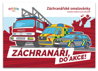 Záchranáři, do AKCE! Záchranářské omalovánky