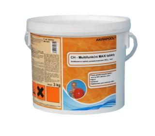 Chlorové multifunkční MAXI tablety, 3 kg