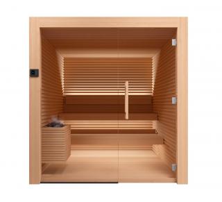 Finská sauna Auroom NATIVA 120x180 osika/olše