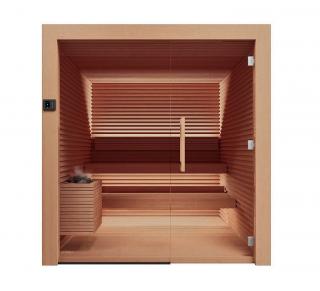 Finská sauna Auroom NATIVA 120x180 thermowood osika