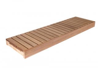 Lavice hotová - modul 4x16 osika THERMOWOOD