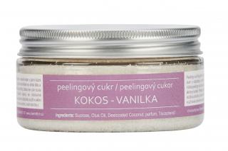 Peelingový cukr - Kokos/Vanilka, 225g