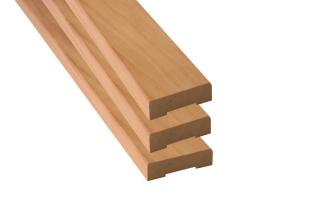 Sada překrývacích lišt THERMOWOOD Osika 12x42 (2x2100 + 1x1000)