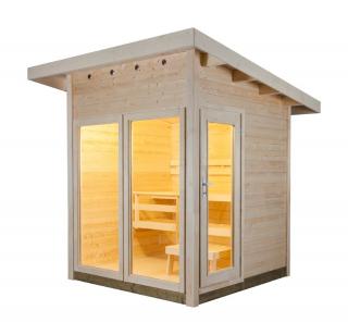 Venkovní sauna Harvia Solide Compact Vision