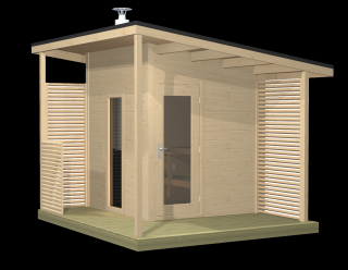 Venkovní sauna Solide Compact