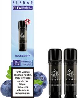 Elf Bar ELFA Pods Blueberry cartridge 2Pack Blueberry  20mg