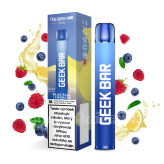 GEEK BAR E600 Blue Razz Lemonade jednorázová e-cigareta  20mg