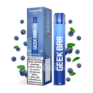 GEEK BAR E600 Blueberry jednorázová e-cigareta  20mg