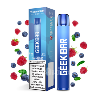 GEEK BAR E600 Blueberry Raspberry jednorázová e-cigareta  20mg