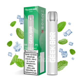 GEEK BAR E600 Fresh Mint jednorázová e-cigareta  20mg