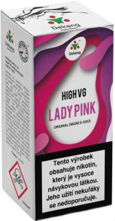 Liquid Dekang High VG Lady Pink 10ml - 3mg (Borůvka s broskví)