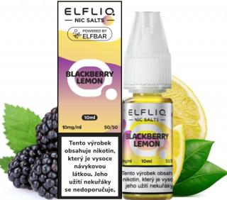 Liquid ELFLIQ Nic SALT Blackberry Lemon 10ml - 10mg