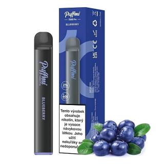 Puffmi TX600 Pro (borůvka) jednorázová e-cigareta  20mg