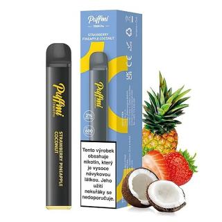 Puffmi TX600 Pro (jahoda, ananas, kokos) jednorázová e-cigareta  20mg