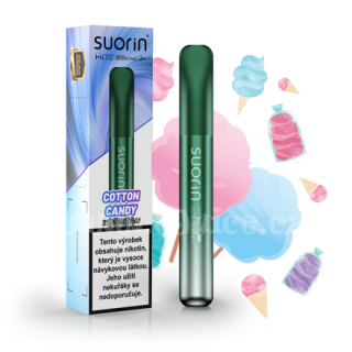 Suorin Bar Hi700 (Cotton Candy) jednorázová e-cigareta  20mg