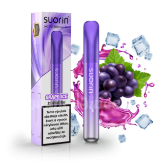 Suorin Bar Hi700 (Grape Ice) jednorázová e-cigareta  20mg