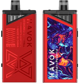 Uwell HAVOK V1 Pod 65W grip Full Kit 1800mAh Red