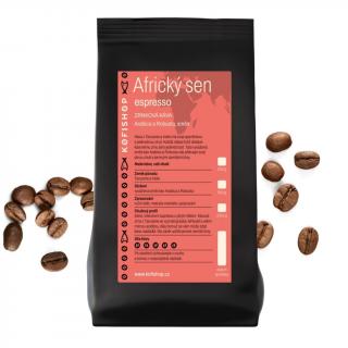 Africký sen zrnková káva espresso Hmotnost: 1000 g