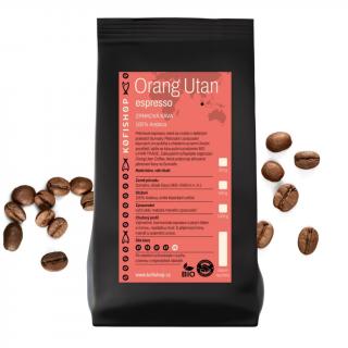 Orang Utan zrnková káva espresso Hmotnost: 1000 g