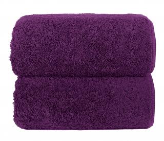 Ručník z egyptské bavlny Graccioza Long Double Loop 700 gsm Purple (fialová) 30 x 50 cm