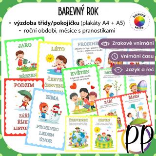 Barevný rok – demonstrační plakáty