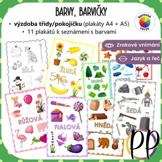 Barvy, barvičky – demonstrační plakáty