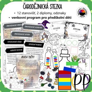 Čarodějnická stezka – čarodějné úkoly pro děti