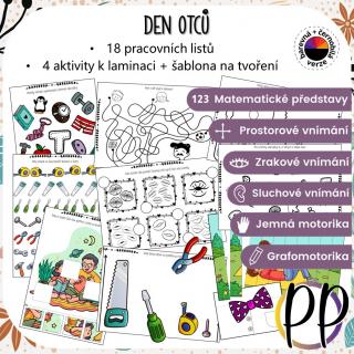 Den otců – pracovní listy, aktivity