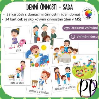 Denní činnosti – režim dne doma Zpracování PDF aktivity: 2. varianta