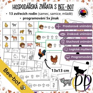 Hospodářská zvířata s Bee-bot - programování