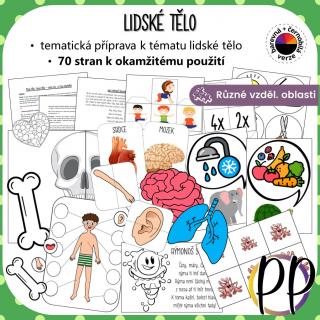 Lidské tělo – PDF tematická příprava s aktivitami