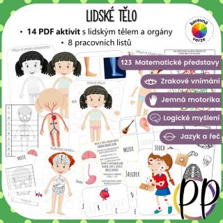 Lidské tělo – soubor PDF aktivit