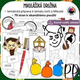 Mikulášská družina - PDF tematická příprava s aktivitami