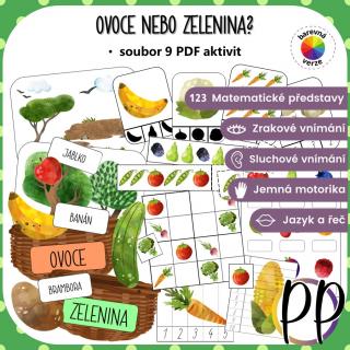 Ovoce nebo zelenina? – soubor PDF aktivit